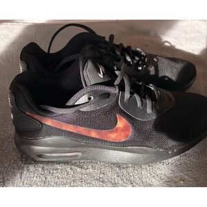 Nike Air Max Oketo Mens 7 Black Tortoise Swoosh Low Top Sneakers CU4763-001